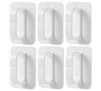 6 Pcs Attaccapanni Muro Appendini Da Ganci Rimovibili Forti Adesivi