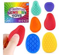 6 Pcs Attività Sensoriale In Silicone Fidget Toy, Tactile Sensory Toys, Set Di Giocattoli Fidget Riutilizzabili, Giocattoli Sensoriali Da Spremere per Autismo, Aiuta Ad Alleviare Lo Stress