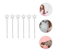 6 Pcs Bastoncini Di Fata Stellata Bacchette Principesse Bacchetta Del Mago