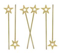 6 Pcs Bastoncini Di Fata Stellata Bacchette Principesse Bacchetta Del Mago