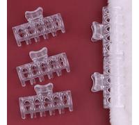 6 Pcs Bigodino Capelli Bigodini Arricciacapelli Fermagli Per Rullo