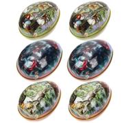 6 Pcs Biscottiera Scatoline Per Caramelle Barattoli Di Contenitori