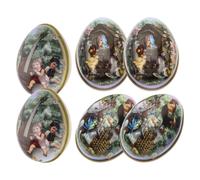 6 Pcs Biscottiera Scatoline Per Caramelle Barattoli Di Contenitori