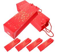 6 Pcs Borsa Porta Bottiglie Borse Per Sacchetti Di Carta Confezioni