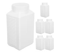 6 Pcs Bottiglia in HDPE Per Lo Stoccaggio Di Liquidi Contenitori