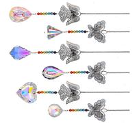 6 Pcs Cacciatore Di Sogni Prisma Luce Cristalli Pendenti Per Finestre
