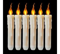 6 Pcs Candela Elettronica LED Decorazioni Per Candele Da Festival