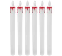 6 Pcs Candeline Elettriche Piccole Candele Led Da Esterno Senza Fiamma