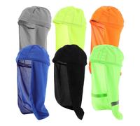 6 Pcs Cappello Da Operaio Edile Costruzione Escursionismo Protezione Solare