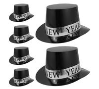 6 Pcs Cappello Happy New Year Decorazioni Anno Nuovo Cappelli Di Novità
