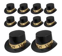 6 Pcs Cappello Happy New Year Decorazioni Anno Nuovo Cappelli Di Novità