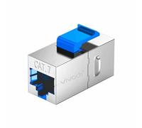 6 Pcs Cat7 Keystone Coupler, Cat7 Keystone Jack Inline Coupler Sheilded RJ45 8P8C Cat7/Cat7A up to 10Gbps for Ethernet LAN Cable Extender Adapter