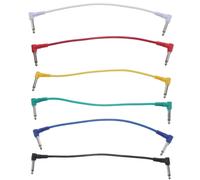 6 Pcs Cavi Pedali Chitarra Cavo Patch Dello Strumento Di Connessione Per