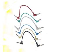 6 PCS Cavo Patch Per Chitarra Elettrica Di Connessione Cavi Strumentali