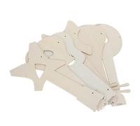 6 Pcs Chitarra in Legno Per Bambini Ritagli Artigianali Giocattolo