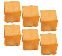 6 Pcs Cibo Finto Per L'esposizione Del Ristorante Oggetti Di Scena