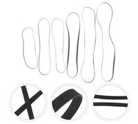 6 Pcs Cinghie Per Giradischi Piatto Rotante Cintura Gomma Sostituzione