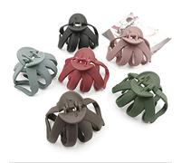 6 Pcs Clip Antiscivolo per Capelli Grandi, Clip Per Capelli Grandi in Plastica Super Resistente, Clip per Artiglio Forte per Donne e Capelli Spessi / Sottili / Lunghi Della Ragazza