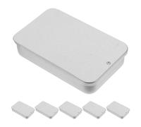 6 Pcs Contenitore Di Stoccaggio Scatola Latta Metallo Caramelle Piccole Scatole