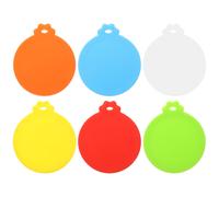 6 Pcs Coperchi in Silicone Pet Può Coperchio Cibo Animali Coprire