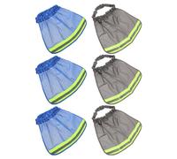 6 Pcs Copertura Del Casco Duro Riflettente Opera Attrezzatura Da Operaio Edile