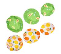 6 PCS Coperture Della Ciotola Di Stoffa Conservazione Degli Alimenti