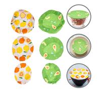 6 PCS Coperture Della Ciotola Di Stoffa Copertura Conservazione Degli Alimenti