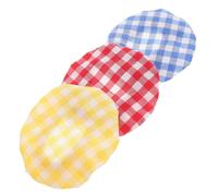 6 Pcs Copri Vasetto Coperchi Dei Barattoli Coperture Della Ciotola Di Stoffa