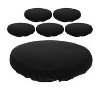 6 Pcs Coprisgabelli Da Bar Circolari Coprisedile Per Sgabello Coperture Rotondi