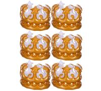 6 Pcs Corona Di Plastica Coroncine Compleanno Forniture Per Feste Della Festa