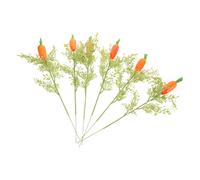 6 Pcs Decorazione Della Casa Festiva Per Le Vacanze Verdure Artificiali