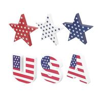 6 Pcs Decorazione Per Il Giorno Dell'indipendenza Da Tavola Patriottica