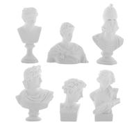 6 Pcs Decorazione Per La Casa Della Dea Greca Accessori Mini Scultura Gesso