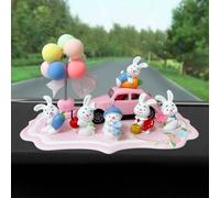 6 Pcs Decorazioni Per Dolci Bunny Cake Topper Della Torta Di Coniglio