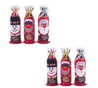 6 Pcs Desktop Bottle Decor Copri Bottiglie Da Viaggio Decorazione in Bottiglia