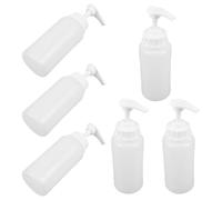 6 Pcs Dispenser Per Lozione Con Pompa Flacone Doccia Vuoto Bottiglie Shampoo