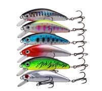 6 Pcs Esca Ad Affondamento Lento Per La Pesca Pesciolino Accessori Esche