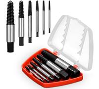6 Pcs Estrattore Viti Danneggiate, Estrattore Viti Spanate, Estrattori Viti Danneggiate, Set Di Estrattori per Viti per Viti Danneggiate, Tubi, Tubo Dell'acqua