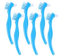 6 Pcs Falso Spazzolino Da Denti Spazzola Per Pulizia Pennello Doppio Lato