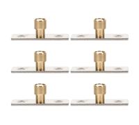6 Pcs Fermaporta Pavimento Guide Per Porte Scorrevoli Guida Scorrevole