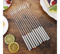 6 Pcs Forchette Da Forchettine Stoviglie Acciaio Inossidabile