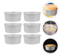 6 Pcs Forme Per Torte Stampo Di Torta Rotonda Tortiere in Alluminio