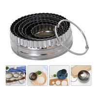 6 Pcs Formine Natalizie Biscotti Stampi Per Natale Cutter Di Cracker Cookie