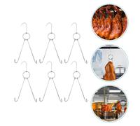 6 Pcs Gancio Macellaio Inox Per Carne Metallo Metallici Appendere