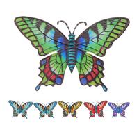 6 Pcs Grande Decorazione Da Parete Per Esterni Murale Appendiabiti Con Farfalla