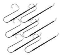 6 Pcs Grucce Multiple Pantaloni Salva Spazio Per Jeans in Metallo