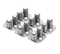 6 Pcs Guide Per Porte Da Fienile Sportelli Scorrevoli Rulli Guida