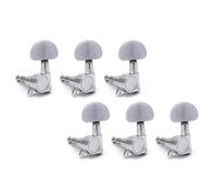 6 Pcs Guitar String Tuning Pegs Key Tuner Machine Head Per Parti Di Chitarra Elettrica Con Corde In Acciaio Piroli Accordatura per Chitarra (Color : 6L)