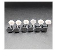 6 Pcs Guitar String Tuning Pegs Machine Heads Pulsante Bianco Per Chitarra Elettrica Piroli Accordatura per Chitarra (Color : 6L)