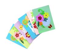 6 Pcs Kit Per Lavoretti Biglietti D'auguri Fatti Mano Biglietto Di Fatto